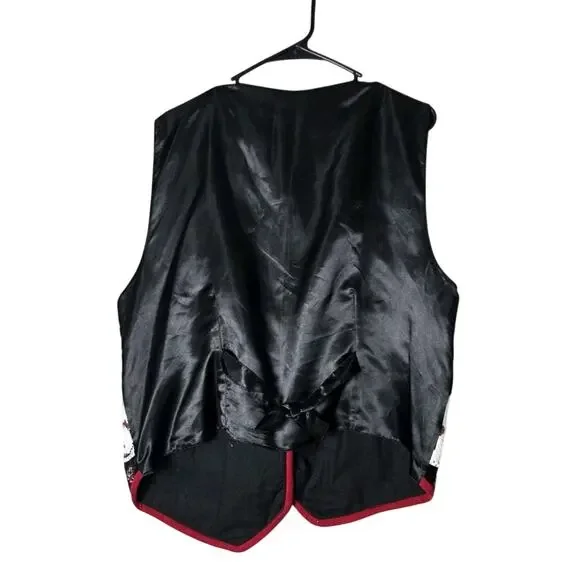 Vintage Dressbarn Vest Plus Size 1X Embroidered Snowman Ugly Christmas‎ - Picture 5 of 5